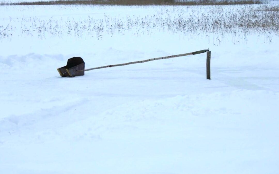 Toivakan venesatama nyt talvisessa virkistyskäytössä