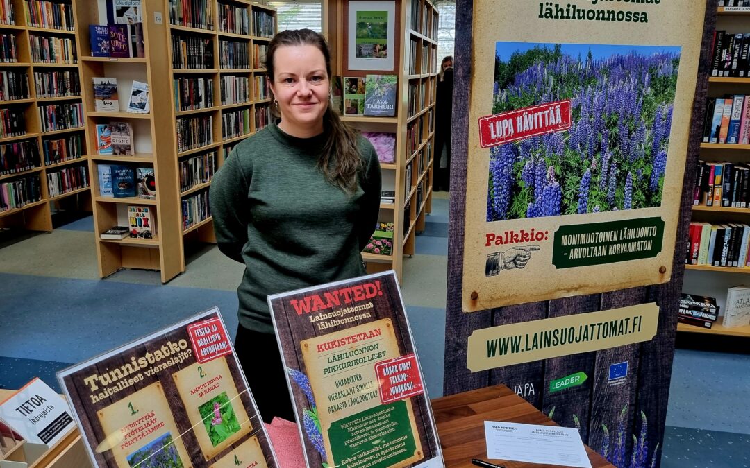 Rikolliset ruohonjuuritasolla – vieraslajit etsintäkuulutettuina!
