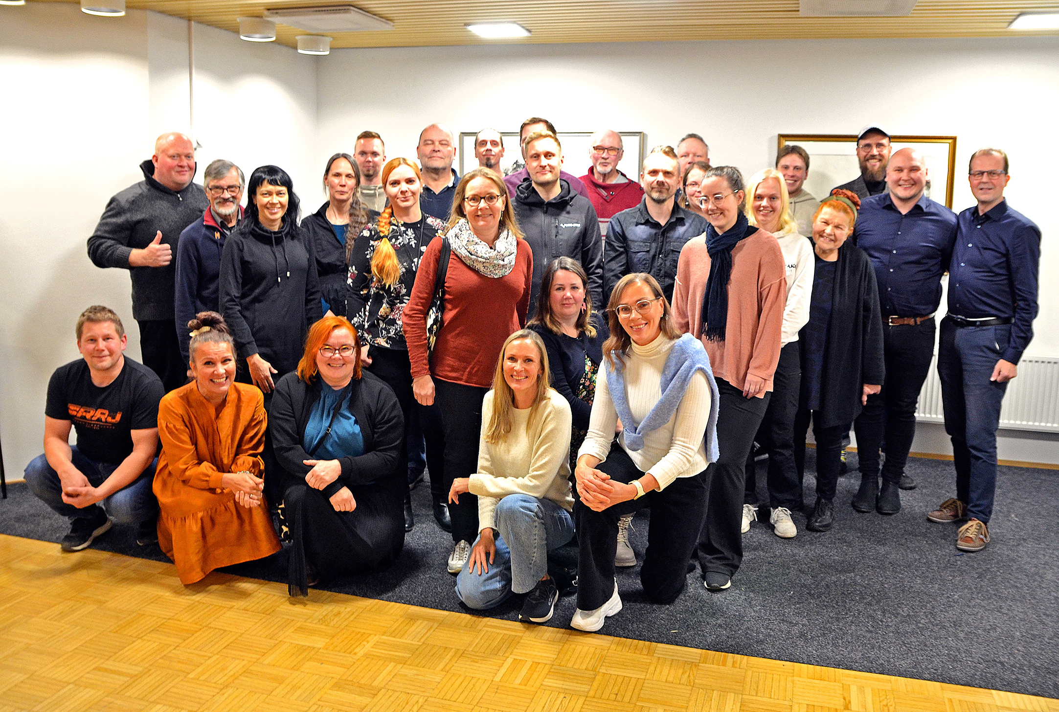 Yrittäjien iltajuhla, Toivakan yrittäjiä ja kunnan edustajia