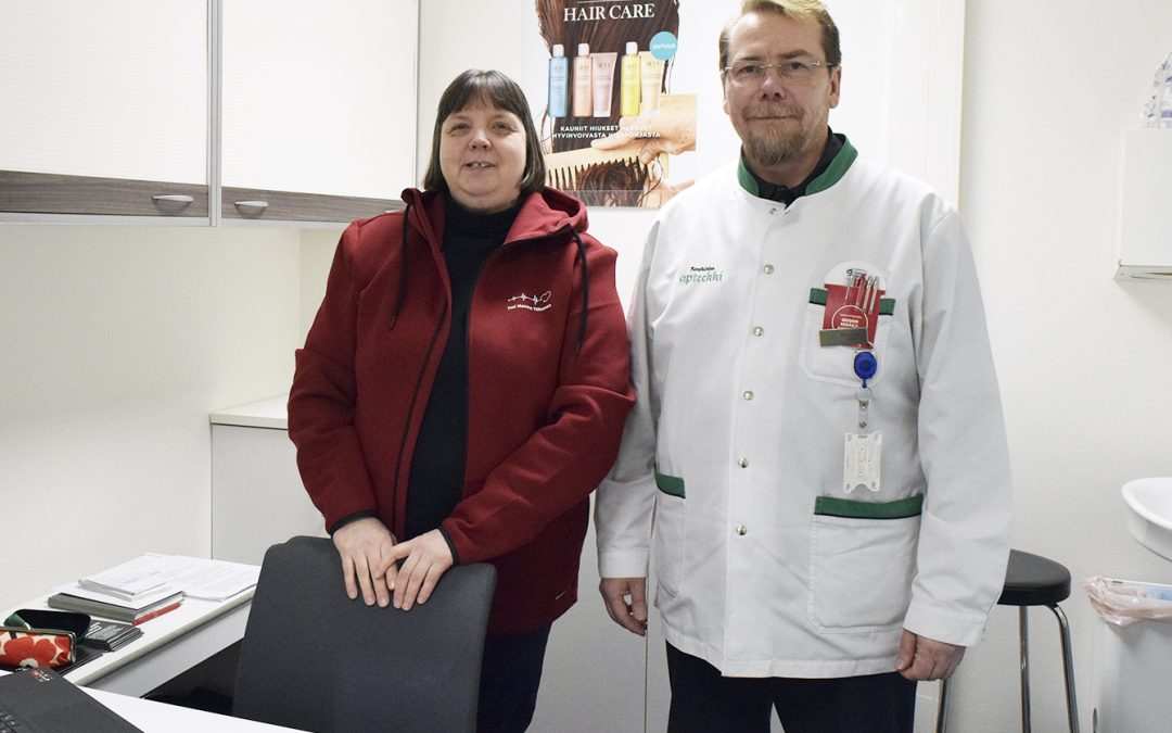 Sairaanhoitajan vastaanotolle Korpilahden apteekkiin